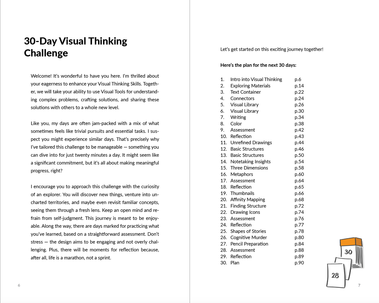 The 30-Day Visual Thinking Challenge Paperback