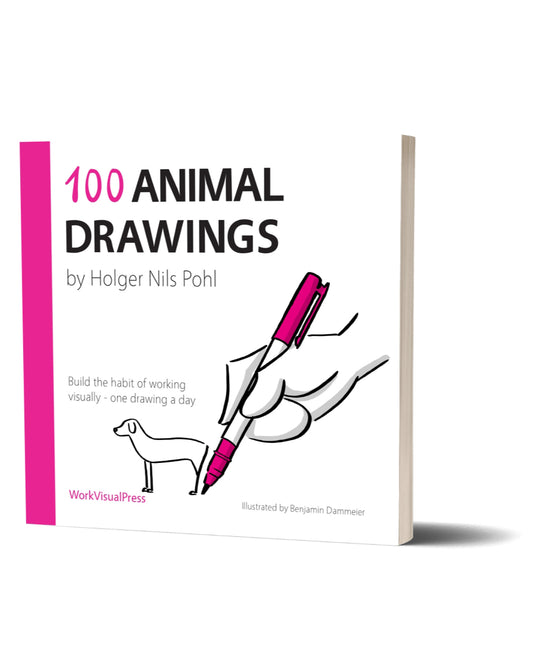 100 Animal Drawings Paperback