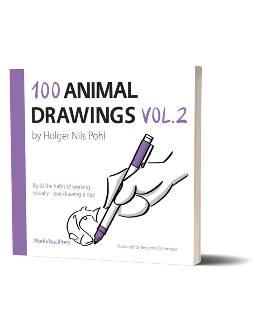 100 Animal Drawings Vol.2 Paperback