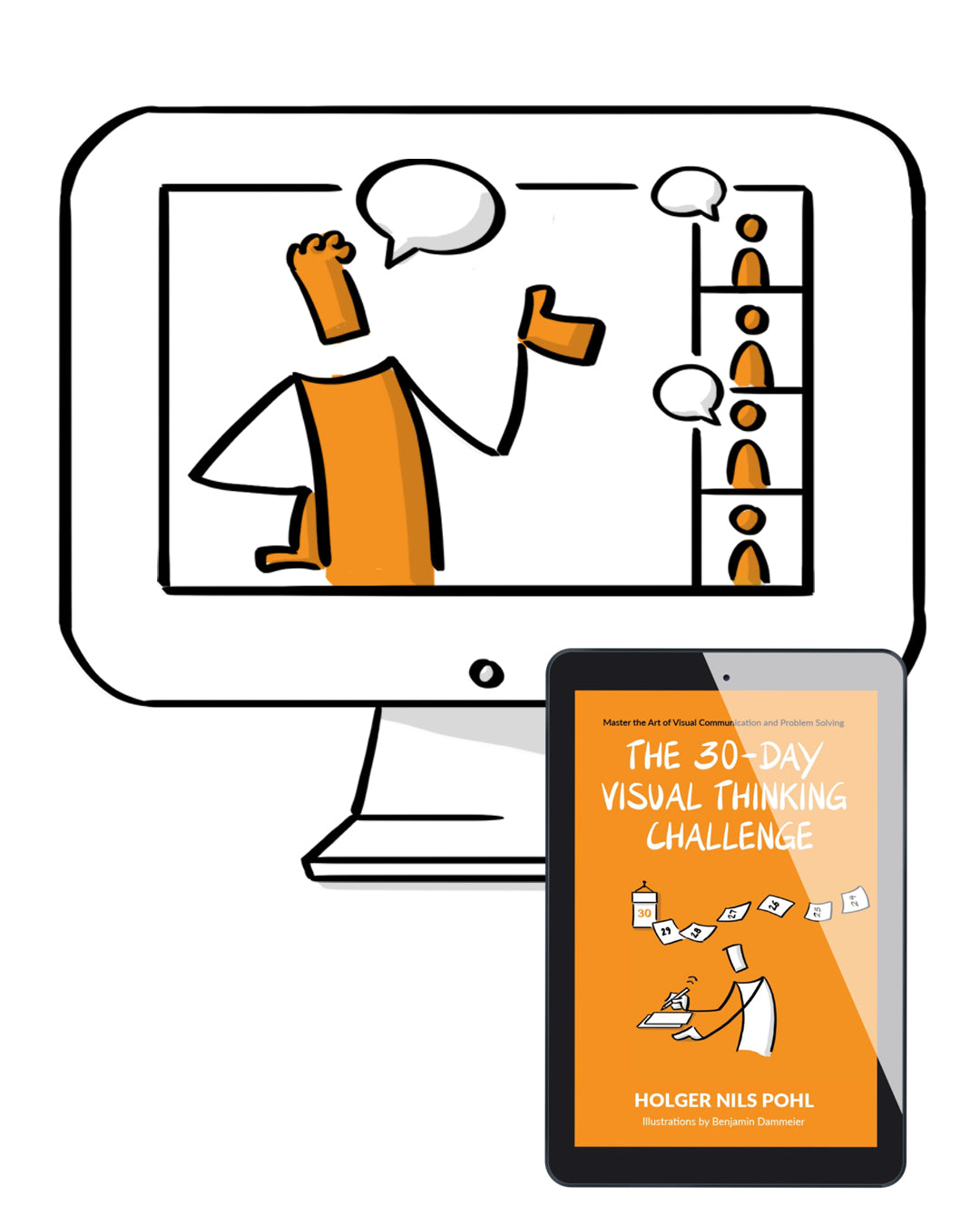 The 30-Day Visual Thinking Challenge: Live Webinar on Jan 9th and 14th 2025 + Ebook